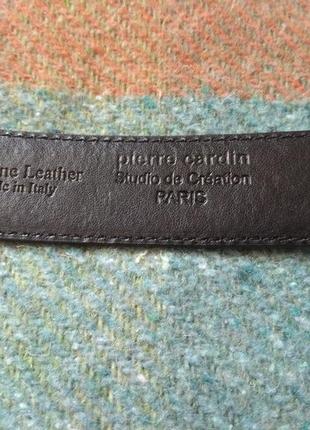 Шкіряний ремінь pierre cardin/genuine leather belt pierre cardin5 фото