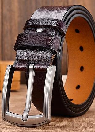 Ремень мужской кожаный