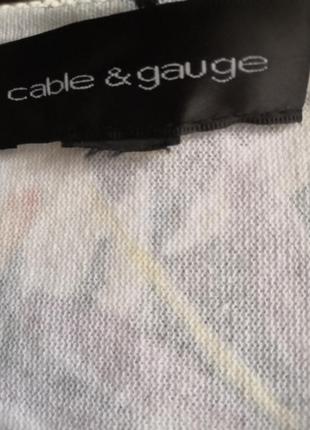 Кофта блуза бохо трикотаж cable&gauge4 фото
