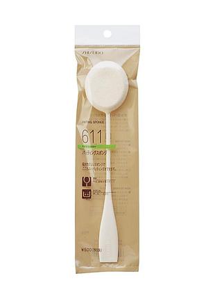 Спонж для нанесення лосьйону (тонера) shiseido patting sponge 611 японія