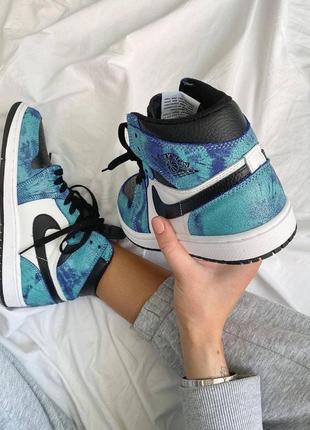 Nike air jordan 1🆕шикарные женские кроссовки🆕кожаные высокие найк🆕жіночі кросівки🆕на весну7 фото