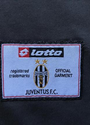 Мужская винтажная футбольная джерси lotto juventus juve bianconeri jersey 2001/028 фото