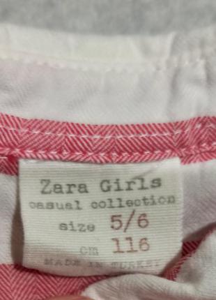 Рубашка для девочки от zara girls4 фото