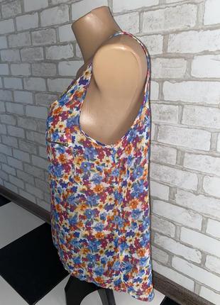 Шикарная яркая летняя майка/блуза new look размеры 12 made in india 🇮🇳3 фото