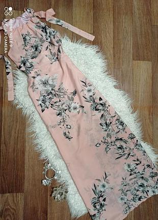Платье в цветочный принт