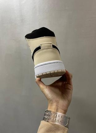Жіночі кросівки air jordan 1 mid beige black| 36-40.7 фото