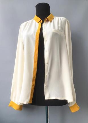 Рубашка блуза whistles 100% шелк. британия4 фото