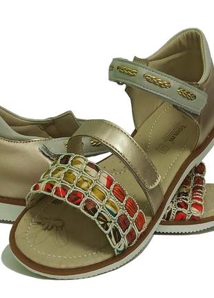 Босоніжки сандалі 0555 літнє взуття для дівчинки підлітка том м р.36,37