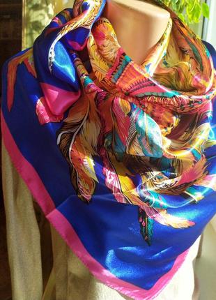 Шелковый шарф платок