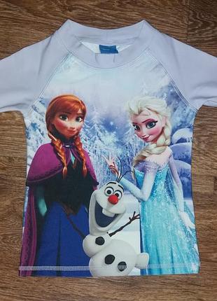 Футболка холодне серце сонцезахисна пляжна для купання для дівчинки