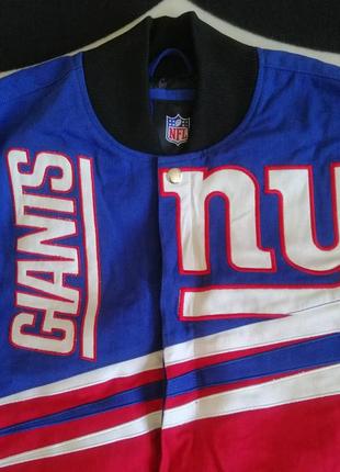 Оригинал. фантастический бомбер с подкладкой nfl new york giants4 фото