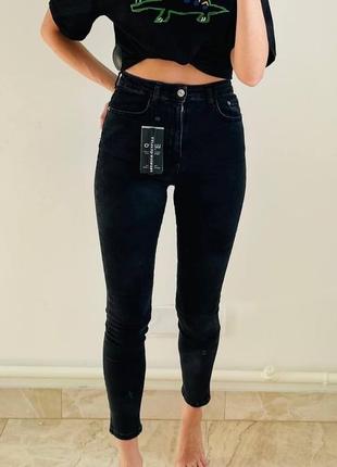 Чорние джинси скінні американки жіночі slim