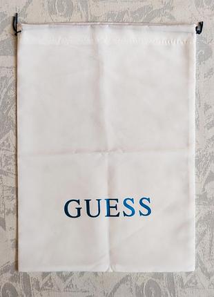 Сумка пильник guess чохол мішок guess напис переливається