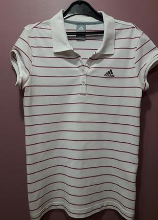 Футболка-поло белого цвета