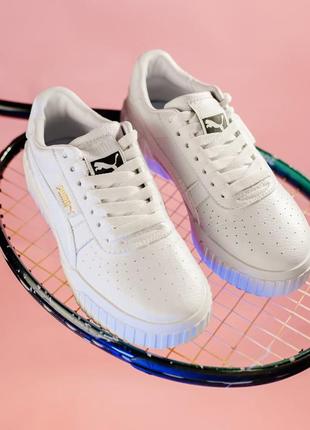 Женские кроссовки puma cali white