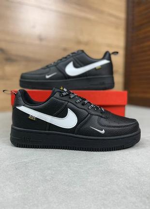 Чоловічі кросівки nike air force 1 black