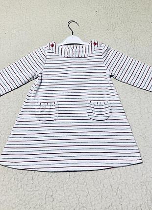 Платье велюровое с длинным рукавом next gymboree