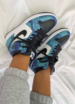 Nike air jordan 1 tie dye🆕 шикарные кроссовки найк🆕 купить наложенный платёж2 фото