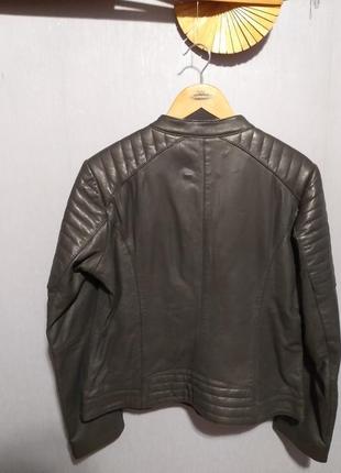 Шкіряна брендова куртка ddp  xl куплена у франції за 890 євро a line7 фото