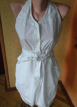 Котоновый сарафан шорты