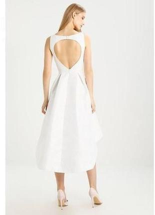 Вечернее выпускное свадебное платье chi chi london asos