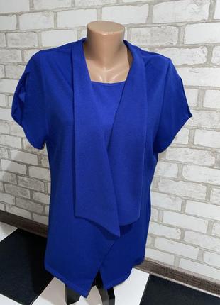 Жіночий Кардиган ,класика,колір синій електрик new look