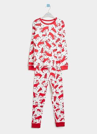 Шикарная пижамка от dunnes, англия. размеры 4-5,6-7,7-8,9-10 лет