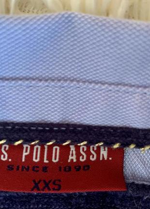 Кофта-джемпер з імітацією сорочки u.s polo assn, ralph lauren ,оригінал3 фото