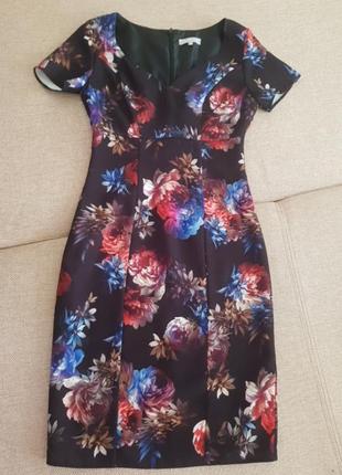 Платье цветочное. яскраве плаття в квітковий принт