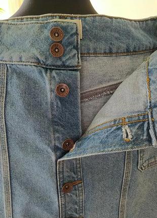 Обалденная джинсова спідничка з вишивкою, 10 розмір3 фото