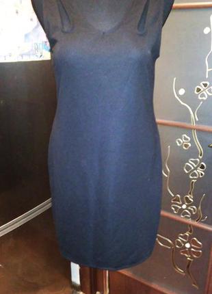 Платье чёрное с вырезами сверху 46-48р.bonprix1 фото