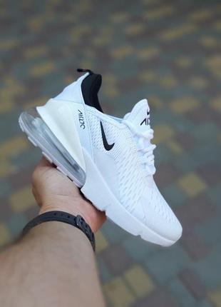 Унисекс nike air max 270 white белые ейр найки 36, 37, 38, 39, 40 до 45 стильнийльвів стильний львів8 фото