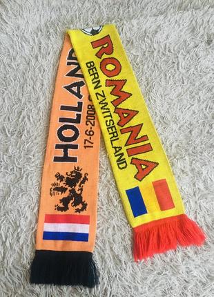 Футбольний шарф голландия румуния