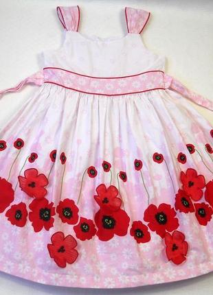 Фирменное платье плаття сукня bonnie jean нарядное красивое нежное пышное на 5 6 лет
