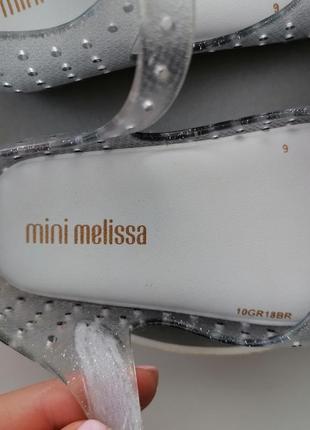 Туфельки босоніжки mini melissa 21 р.5 фото