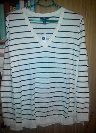 Полувер   gap, v-neck sweater, хл1 фото