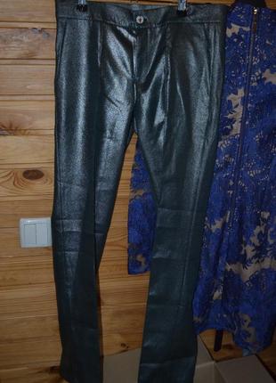 Костюм с напылением металлик! пиджак+брюки роскошный изумрудный6 фото