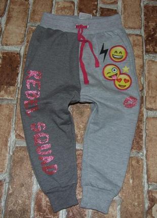 Новые джоггеры спортивные девочке штаны 2 - 3 года начос