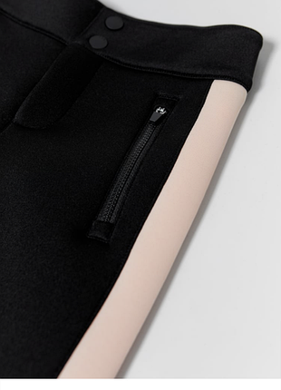 Стильные плотные, тёплые леггинсы шаны zara 4