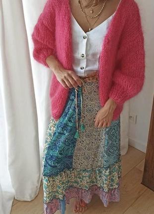 Пушистый бомбер оверсайз 9