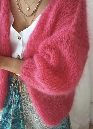 Пушистый бомбер оверсайз 8