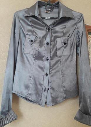 Рубашка атласная