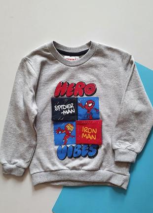Толстовка с крутым принтом, 104-110 см