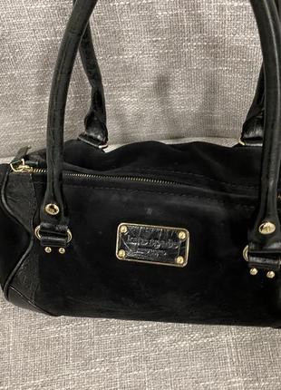 Сумка kate spade 32x17, натуральна замша і натуральна шкіра