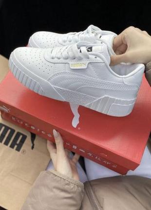 Кросівки puma cali white пума білі платформа platform knu кну gazelle bold w розміри запитуйте  🌈💐🌹 стильнийльвів стильний львів1 фото