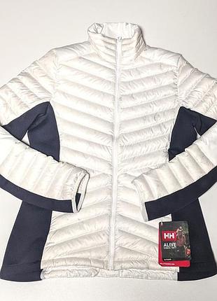 Helly hansen норвежская гибридная куртка пуховая пуховик трекиновая