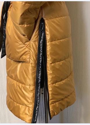 Женское демисезонное пальто,плащ,размер 54,монклер.2 фото