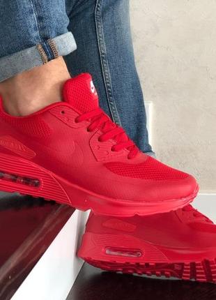 Р.46 кроссовки nike air max hyperfuse (красные)1 фото