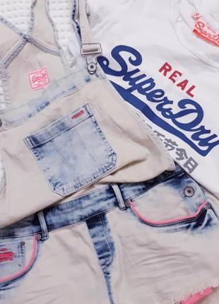 Джинсовый комбинезон superdry original vintage5 фото