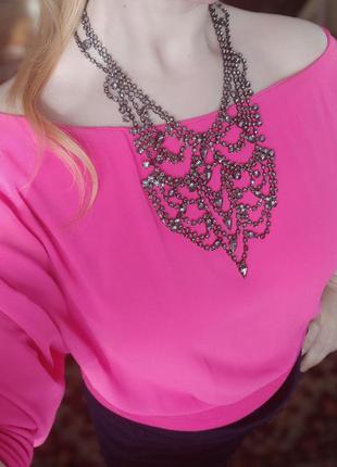 Намисто, кольє з стразами (святкове, вечірнє) (ошатне кольє, намиста з стразами)3 фото